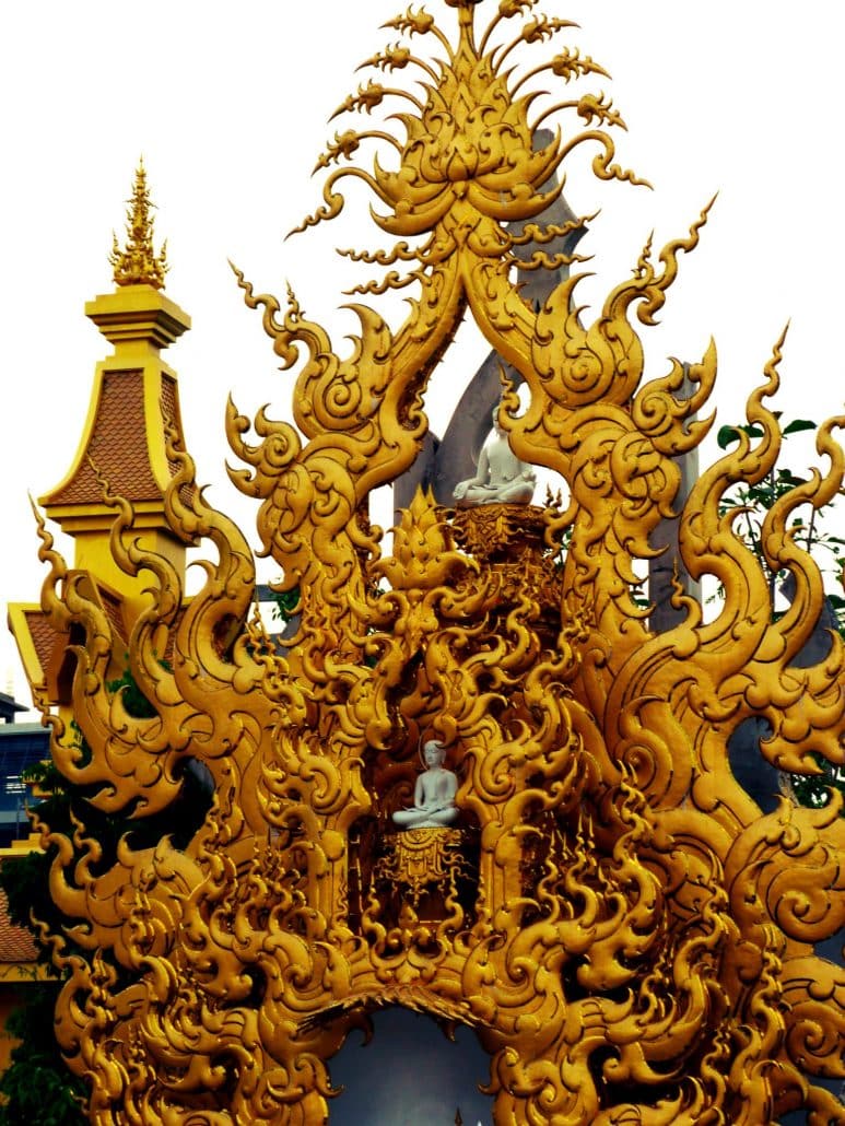 Wat Rong Khun White Temple Thailand Gold Gate