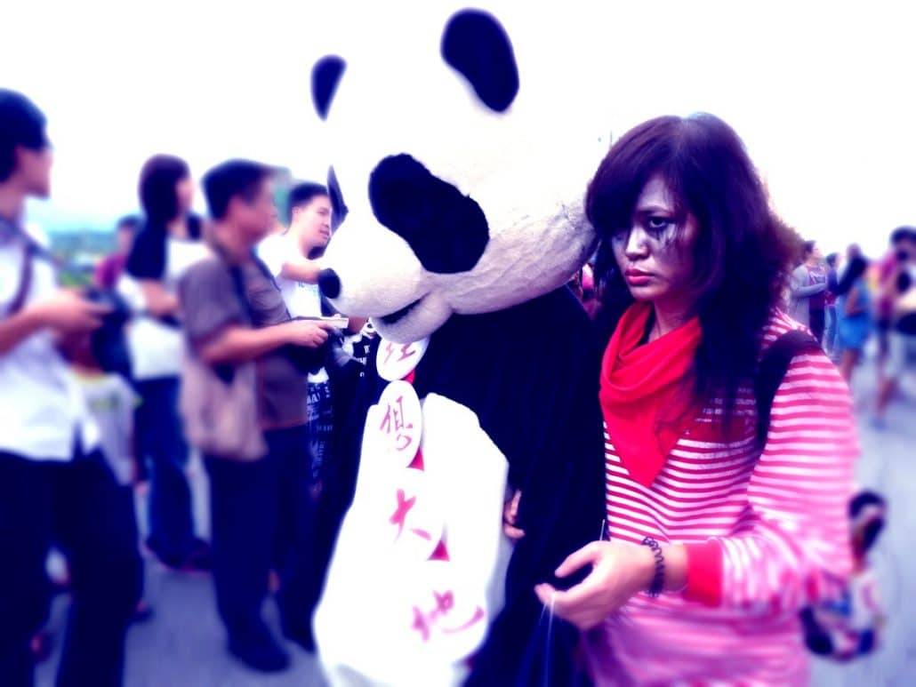 Taiwan Ghost Festival Panda