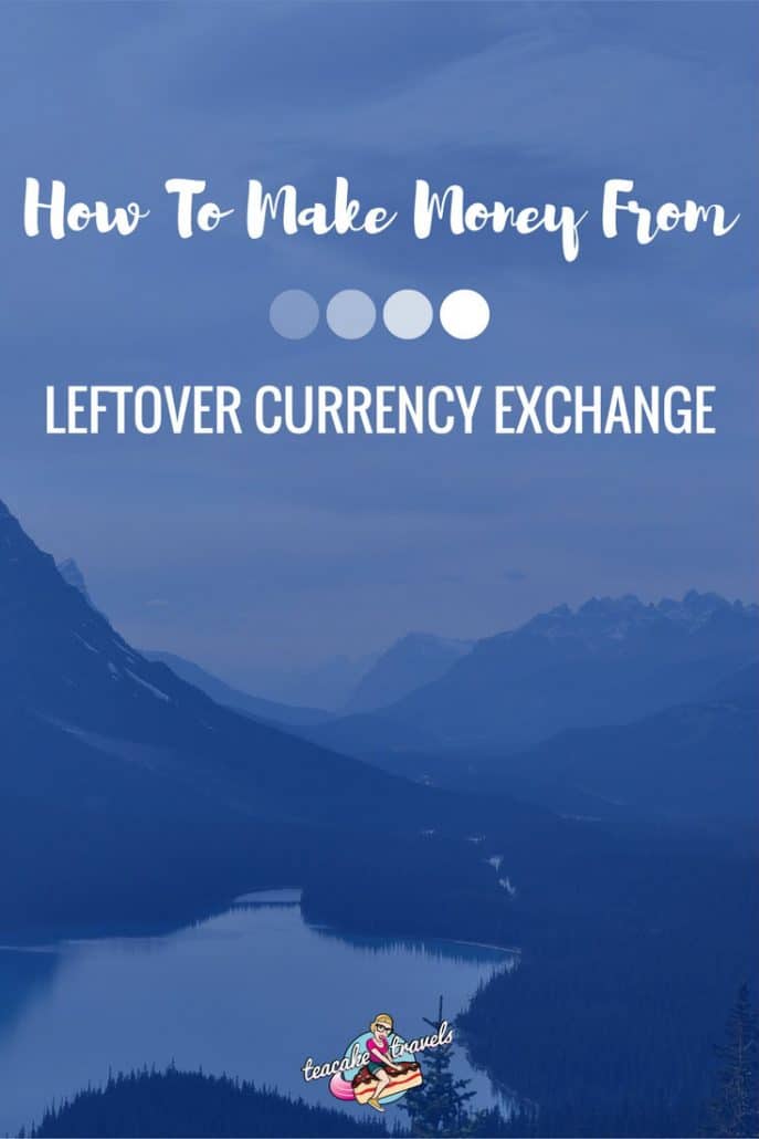 leftover currency exchange