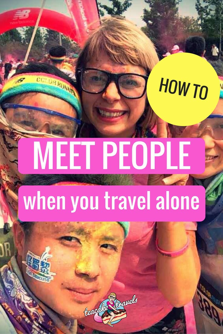 How to meet people when traveling alone