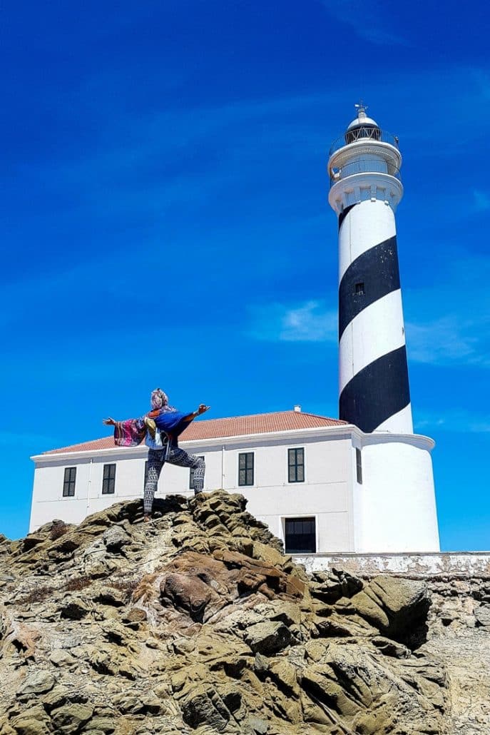 Discovering Favaritx Lighthouse whilst walking the Menorca Cami De Cavalls