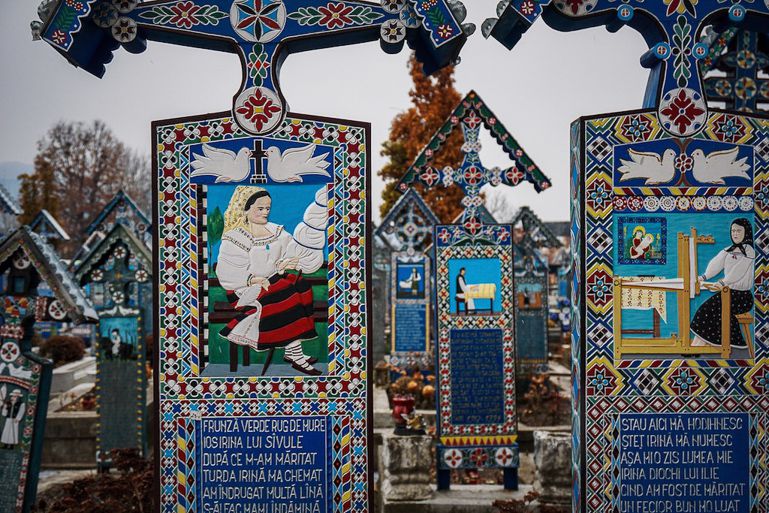 The Happy Cemetery in Săpânța Romania