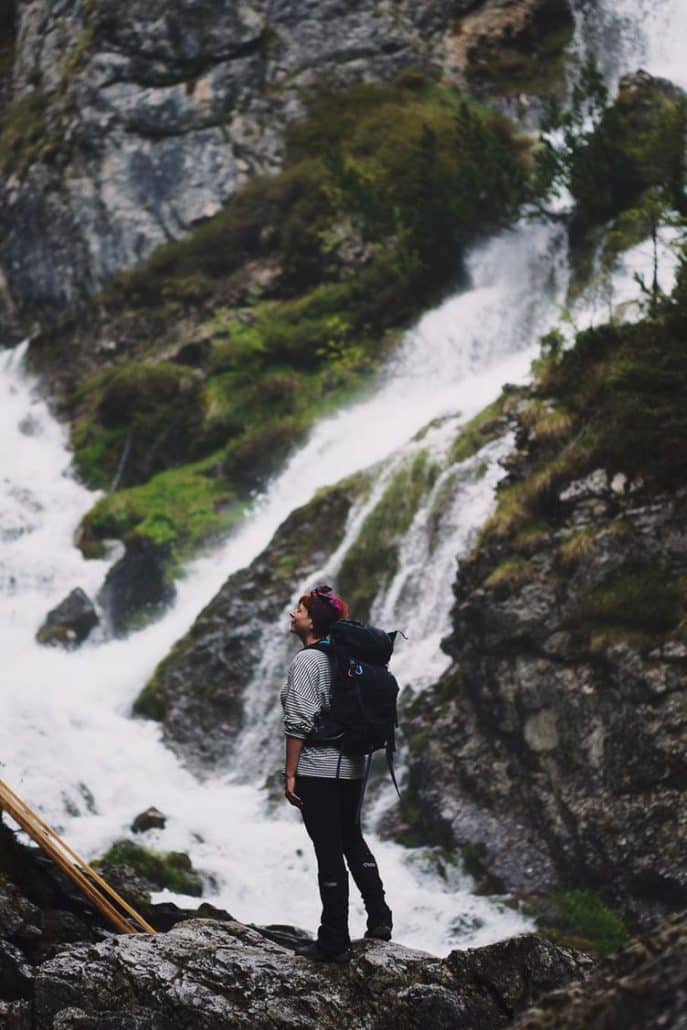 Chasing waterfalls on Cascate Alta trail near Madonna di Campiglio
