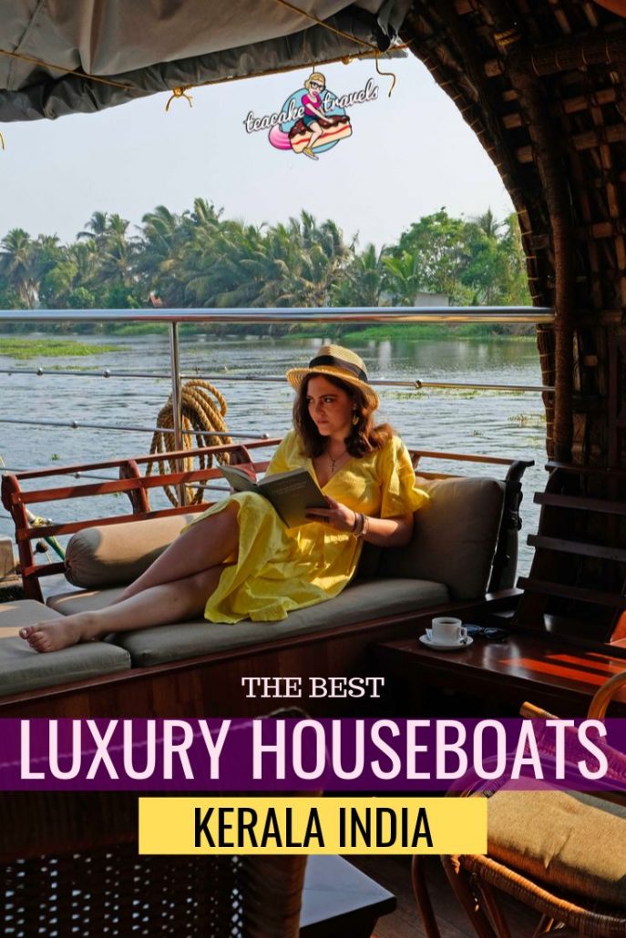 What is the best Alleppey Luxury Houseboat in Kerala India? Me and my friends tried out four different boat companies to compare them side by side! Click on the pin to head to my comparison article on Teacake Travels and choose the best houseboat experience for yourself.