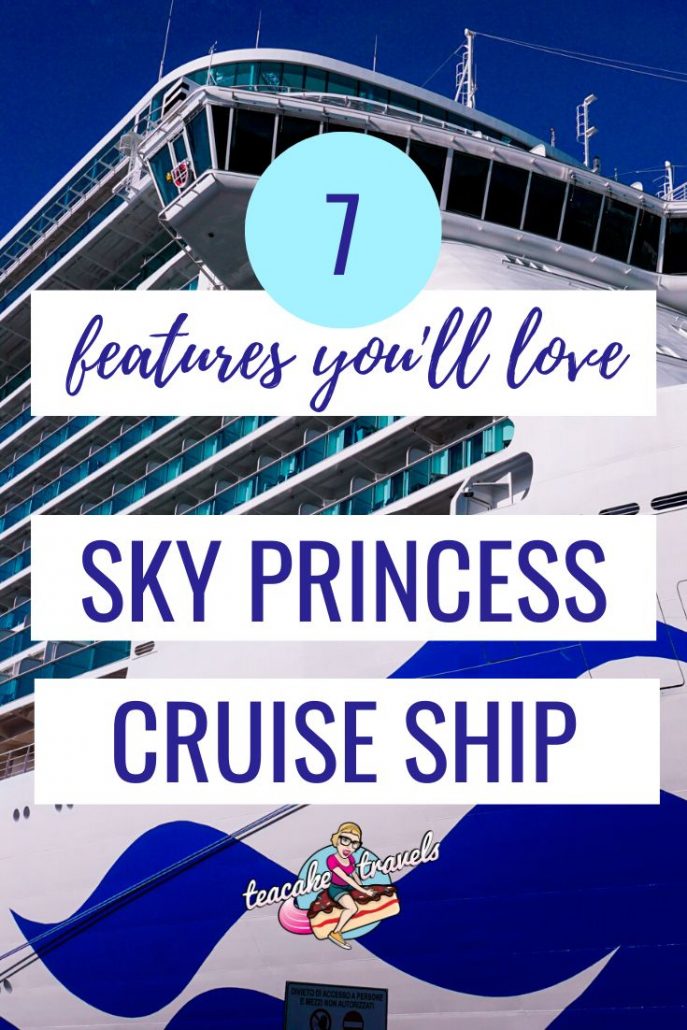 Welcome aboard the Sky Princess Cruise Ship! The new Royal ship from Princess Cruises. If you're curious about what cruise vacations are like when you travel by ship on the Sky Princess, read on to find out my favourite features!
