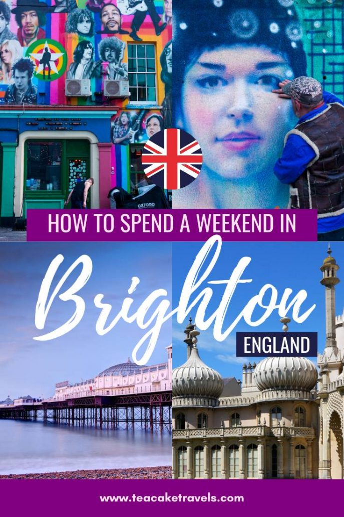 How to spend a weekend in Brighton pinterest pin - pin me!